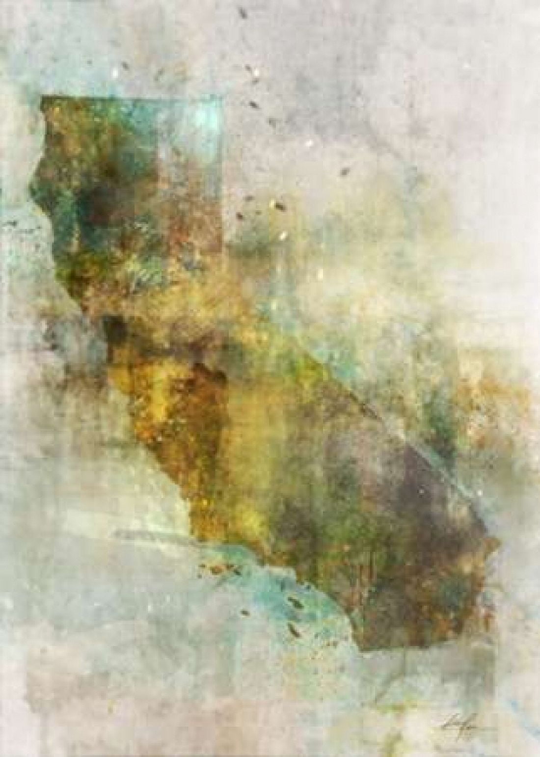 Earth Tones California Canvas Art - Ken Roko (20 x 28)