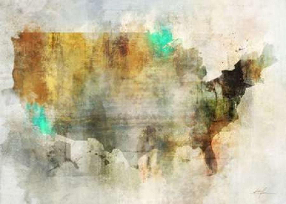 Earth Tones USA Canvas Art - Ken Roko (20 x 28)