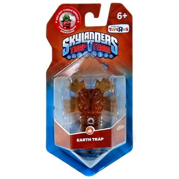 Earth Totem Trap Spinning Sandstorm, Red Hot Tussle Sprout Skylanders