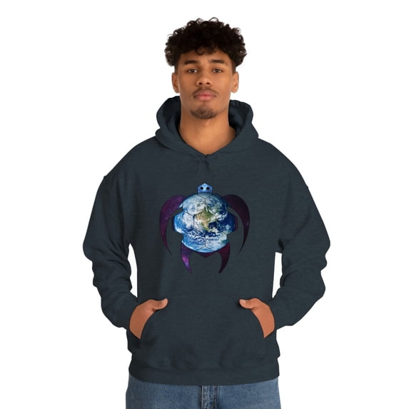 Earth Turtle Hooded Sweatshirt