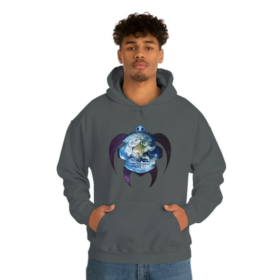 Earth Turtle Hooded Sweatshirt