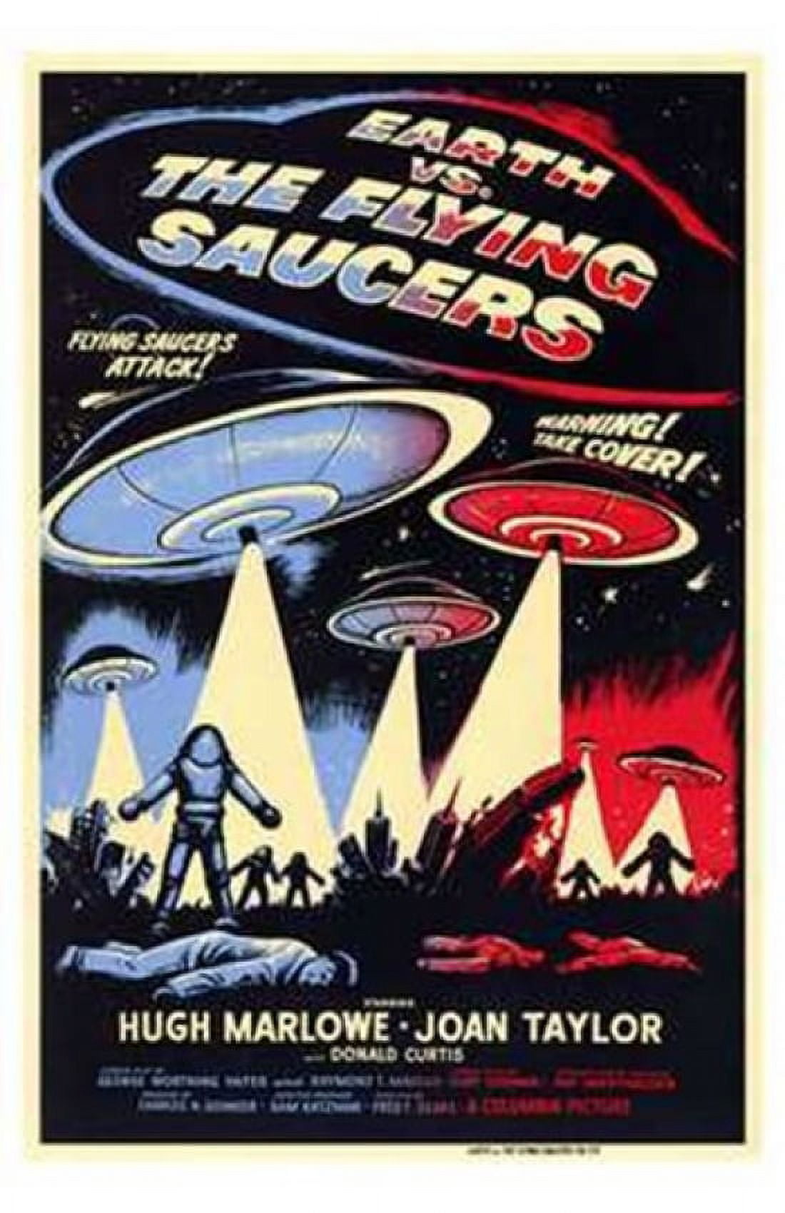Earth Vs the Flying Saucers Movie Poster (11 x 17)