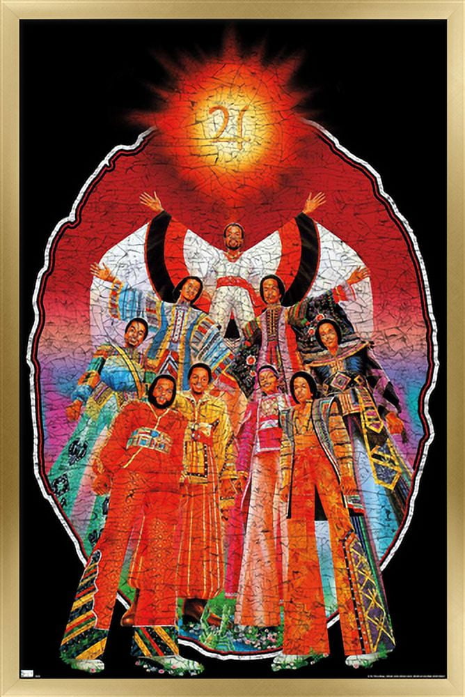 Earth Wind & Fire - Band Wall Poster, 22.375" x 34", Framed