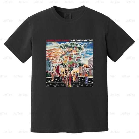 Earth, Wind & Fire Vintage Retro Funk Soul R&B Music Band Disco Comfort Color T-Shirt Unisex, up to 4XL