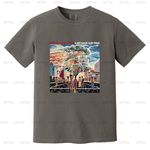 Earth, Wind & Fire Vintage Retro Funk Soul R&B Music Band Disco Comfort Color T-Shirt Unisex, up to 4XL