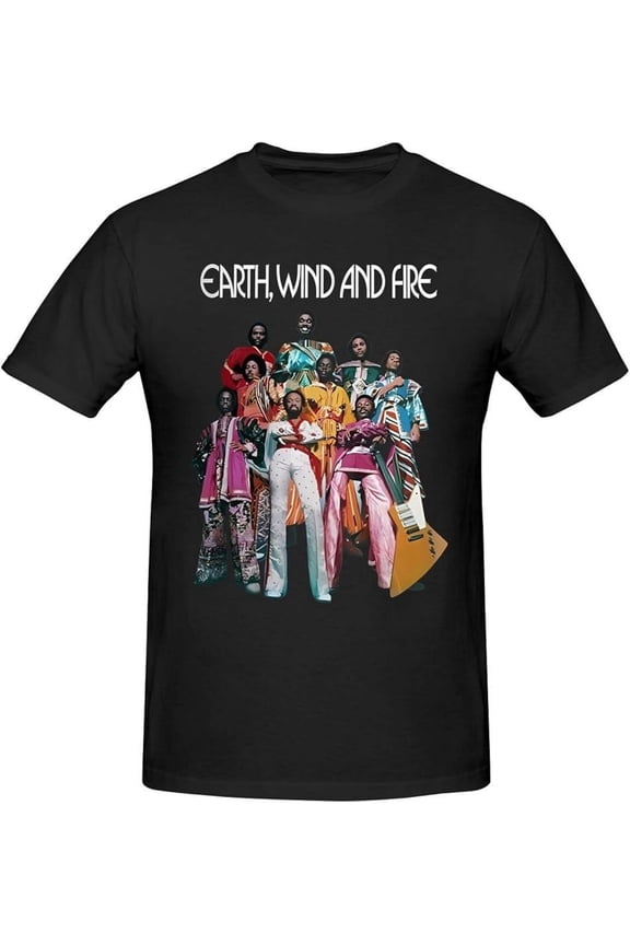 Earth Wind Music and Fire Shirt Black All Size Unsiex Shirt