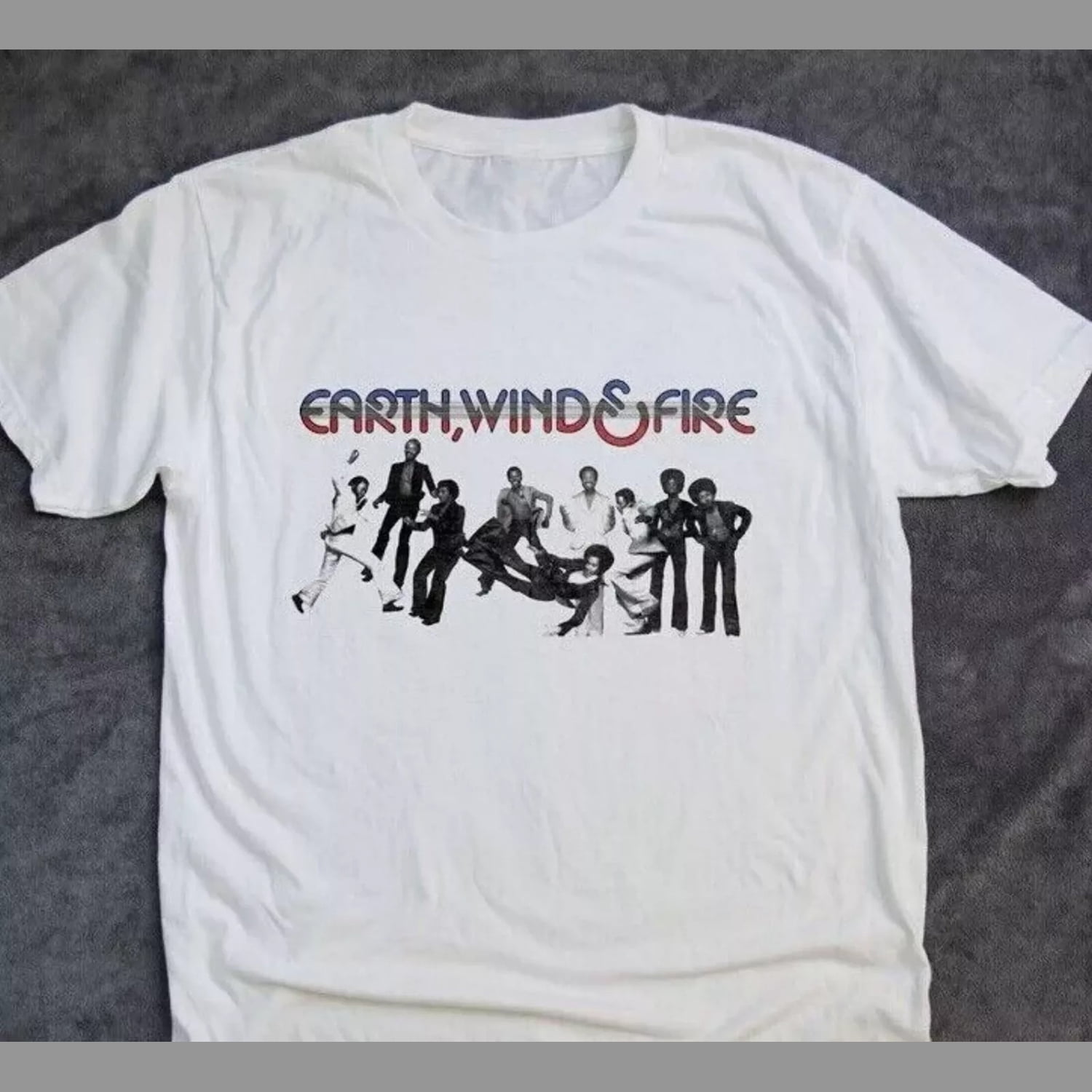 Earth Wind and Fire White TShirt Size S5XL