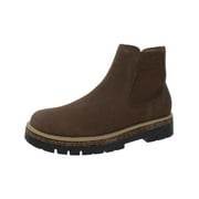 Earth Womens Aydin Leather Round Toe Booties