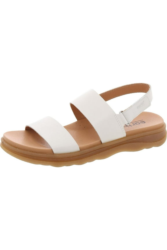 Womens Leah Casual Leather Strappy Sandals