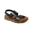 thumbnail image 1 of Earth Womens Leah  Laceless Leather Strappy Sandals, 1 of 3