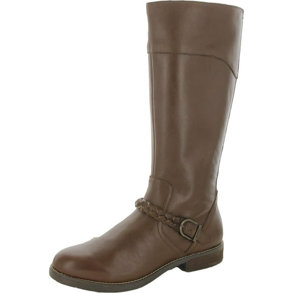 Earth Womens Mira Leather Tall Knee-High Boots
