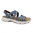 thumbnail image 1 of Earth Womens Vernon Strappy Sandals Size 7 (Fits like 7.5) Light Blue Stretchy, 1 of 6