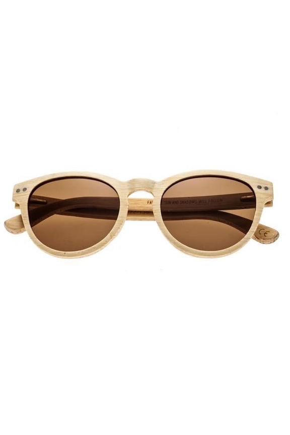 Earth Wood Sunglasses 020B Copacabana Wood Frame Sunglasses, Bamboo