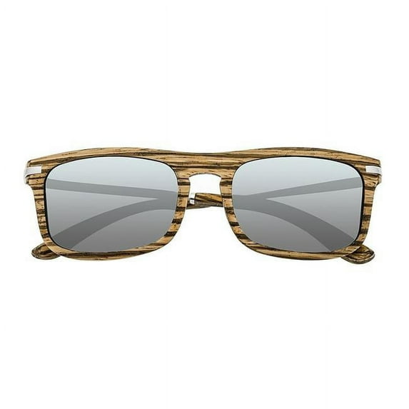 Earth Wood Sunglasses Earth Wood Queensland Sunglasses, Zebrawood, Standard ESG0