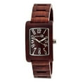 thumbnail image 1 of Earth Wood Trunk Bracelet Watch W/Date - Red, 1 of 3