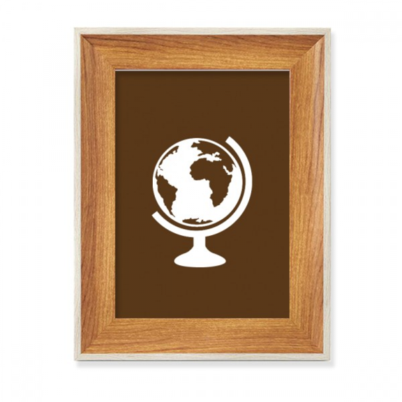 Earth World Region Geography Desktop Wooden Photo Frame Display Picture Art Painting Multiple Sets