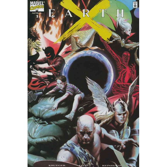 Earth X #1A VF ; Marvel Comic Book