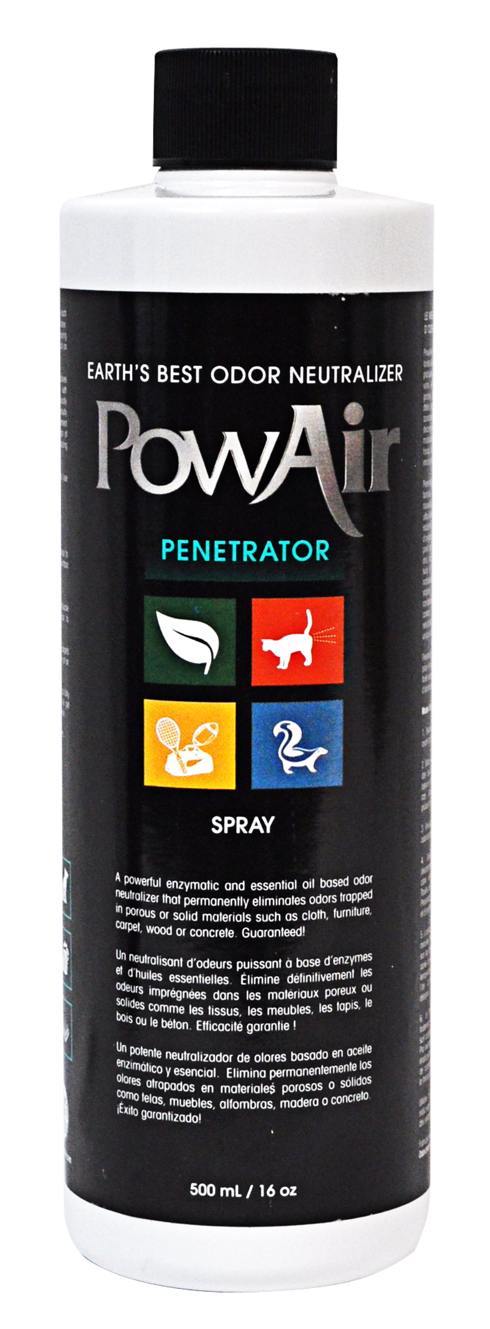 POW AIR Earth's Best Odor Neutralizer PowAir Penetrator Spray