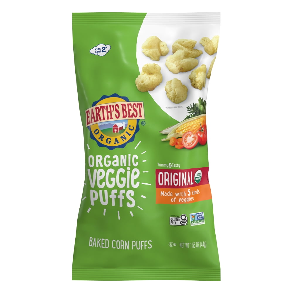 Earth's Best Veggie Puffs Veggie 2.5 OZ