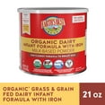 thumbnail image 1 of Earth's Best Organic Dairy Powder Baby Formula with Iron DHA & ARA, 21 oz Canister, 1 of 12