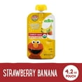 thumbnail image 1 of Earth's Best Organic Fruit Yogurt Smoothie Toddler Food, Strawberry Banana, 4.2 oz Pouch, 1 of 11