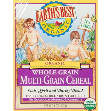 Earth's Best Organic Infant Cereal, Whole Multi-Grain, 8 oz. Box