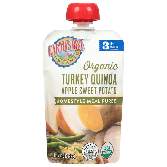 Earth's Best Organic Stage 3 Baby Food, Turkey Quinoa Apple Sweet