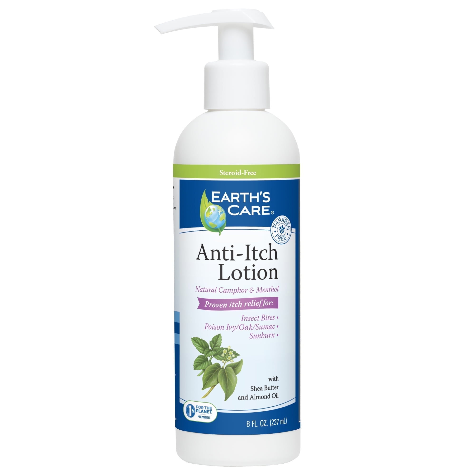 Earth's Care Anti-Itch Lotion for Itchy Skin Relief with Shea