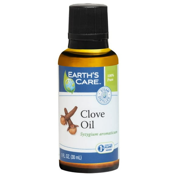 Earth's Care Clove Essential Oil 100% Pure for Aromatherapy - Steam Distilled - 1 oz