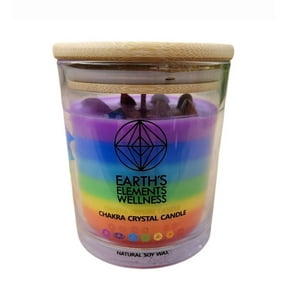 Earth's Elements Wellness Candle - Seven Chakra