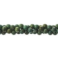 thumbnail image 1 of Earth's Jewel 4mm Turquoise Green Dyed Stabilized Semi-Precious Strung Bead, 1 of 3