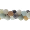 thumbnail image 1 of Earth's Jewel 7" 8mm Amazonite Matte Natural Semi-Precious Strung Bead, 1 of 3
