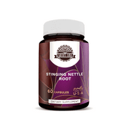 Earth's Love Stinging Nettle Root 60 Capsules, 500 mg, Organic Stinging Nettle (Urtica Dioica) Dried Root