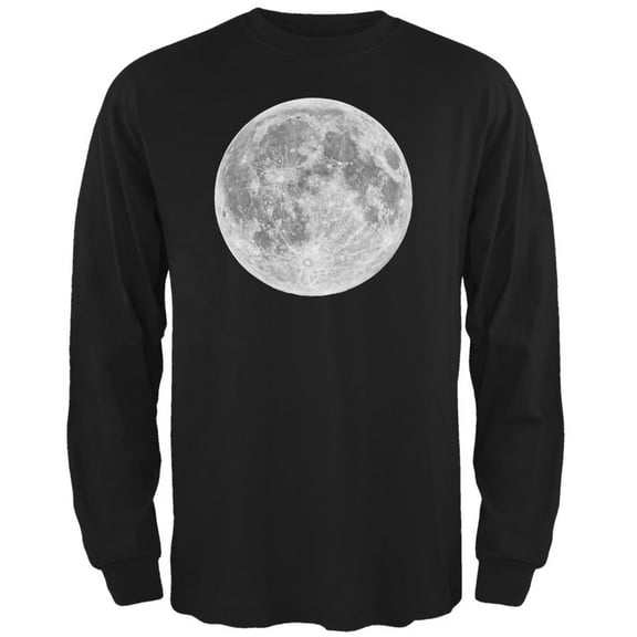 Earth's Moon Costume Adult Long Sleeve T-Shirt - Small