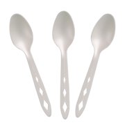 Earth's Natural Alternative White Disposable Spoons, 100 Count