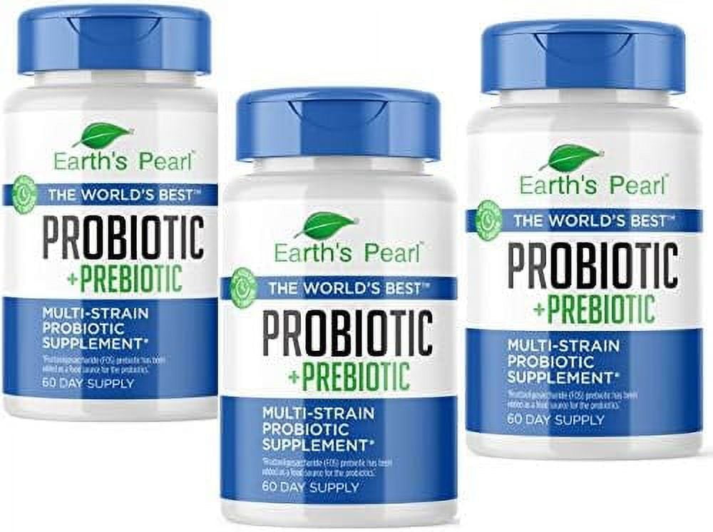 Earth's Pearl Probiotic Pearls for Women and Men Kids Probiotic with