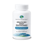 Earths Splendor Adults 50+ Daily Multivitamin, 120 Count