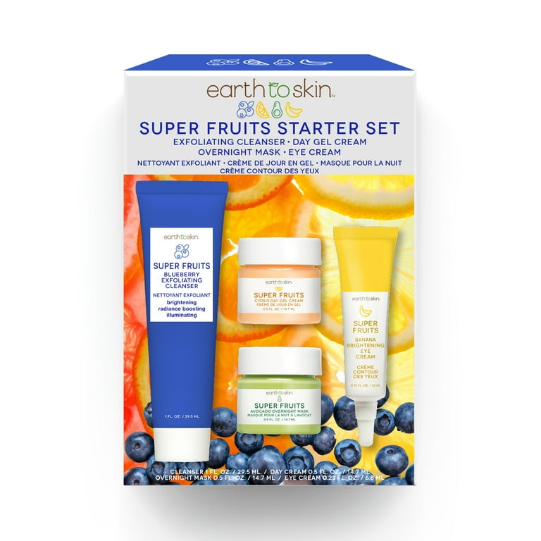 Earth to Skin Super Fruits Starter Kit 4 Piece Set