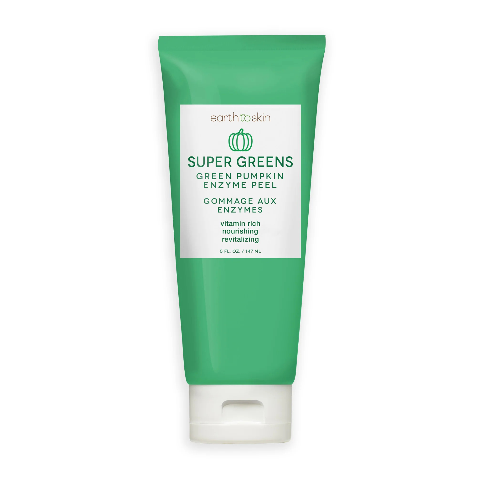 Earth to Skin Super Greens Green Pumpkin Enzyme Peel Cream, 5 fl oz - image 1 of 6
