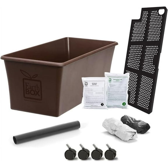 EarthBox 80103.01 Garden Kit Planter, Standard, Chocolate