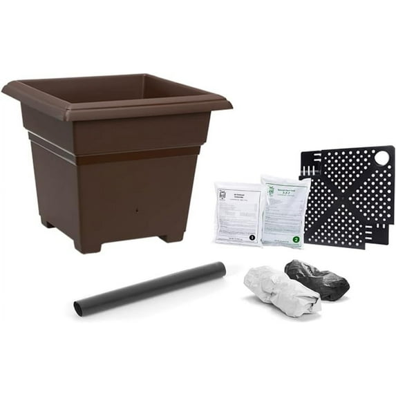 EarthBox 81703.01 Root & Veg Garden Kit, Standard, Chocolate