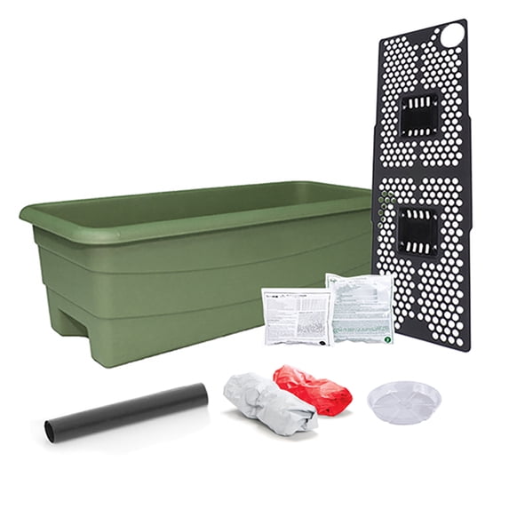 Earthbox Power EarthBox Junior Garden Kit with Standard 7-7-7 Fertilizer - Sage ...