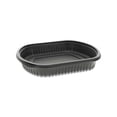 thumbnail image 1 of EarthChoice ClearView MealMaster Container 36 oz, 9.38 x 8 x 1.5, Black, 250/Carton, 1 of 1
