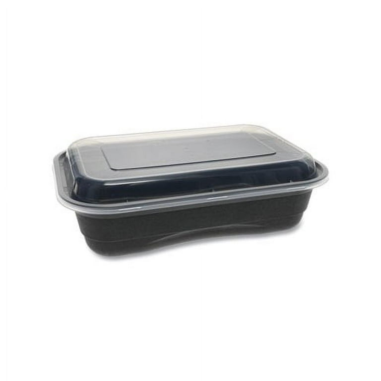 EarthChoice Versa2Go Microwaveable Container, 36 oz, 8.4 x 5.6 x 2, Black/Clear, Plastic, 150/Carton EarthChoice Versa2Go Microwaveable Container, 36 oz, 8.4 x 5.6 x 2, Black/Clear, Plastic, 150/Carton