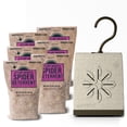 thumbnail image 1 of EarthKind Fresh Cab Spider Deterrent - Indoor Deterrent Pouches for Attic, Crawl Space & Window Sill - Plant-Based Ingredients & Essential Oils - New Packaging - 6-Pack, 1 Extended Release Pouch Pod, 1 of 6