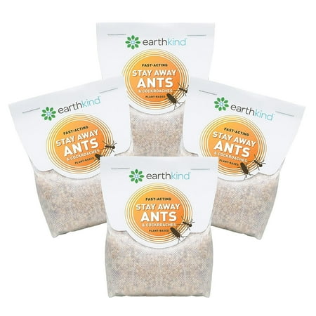 Stay Away Ants & Cockroaches Deterrent Pest Control Scent Pouches - All Natural, Environmentally Friendly, No Mess (4-Pack New Version)