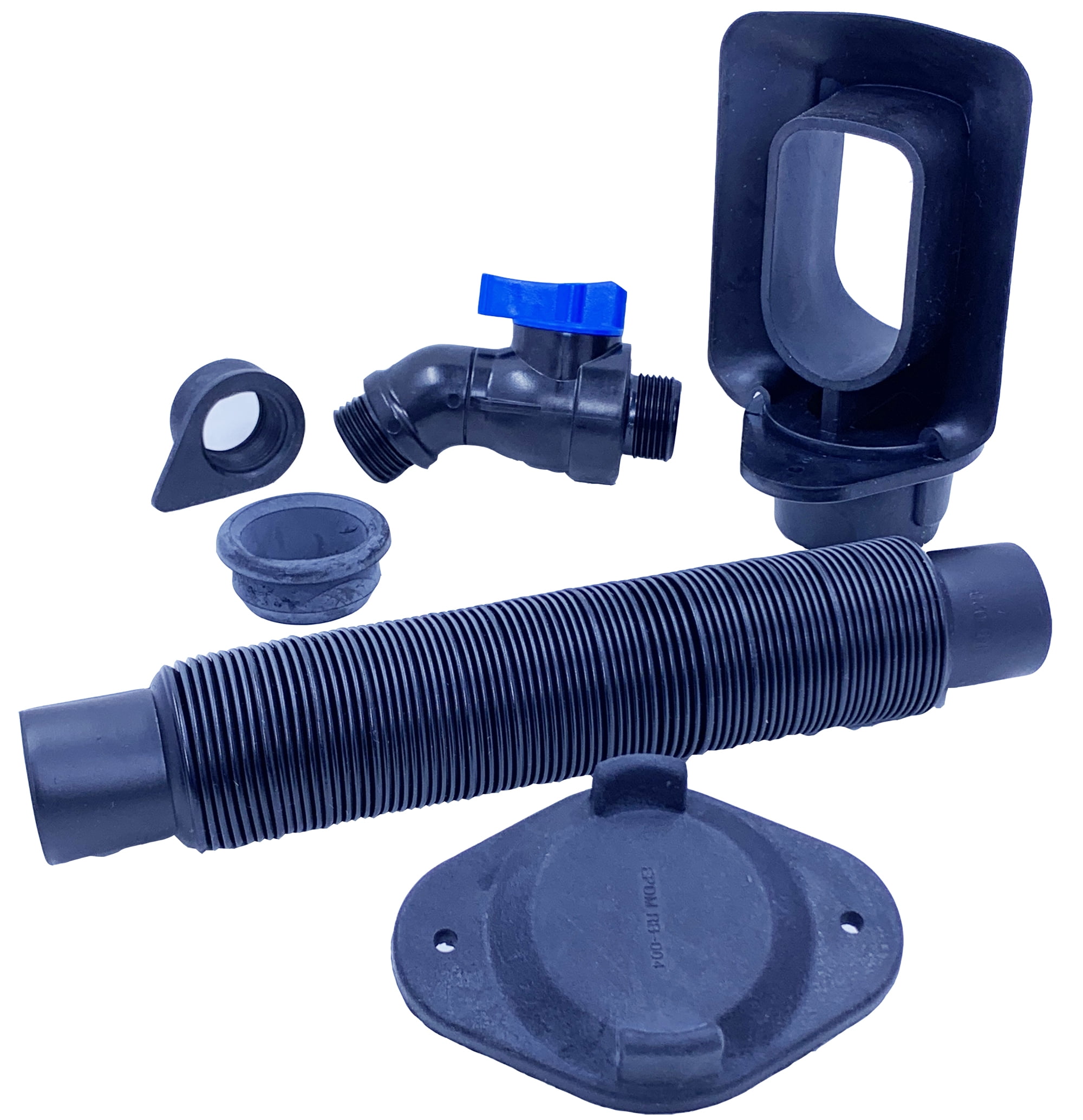 EarthMark 3x4 Diverter, Winter Cover, Fill Hose, Hose Seal, Screws, Threaded Seal, Blue Top Shut Off Valve
