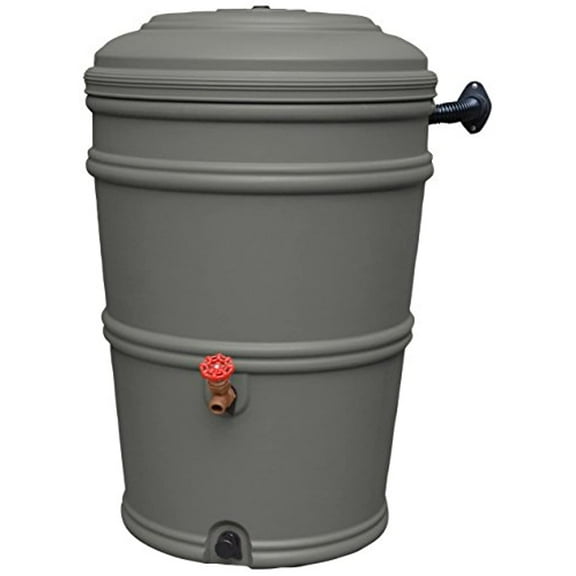 EarthMinded RainStation 50 gal. Rain Barrel with Diverter System