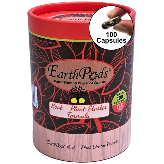 EarthPods REVITALIZE Organic Plant Food Spikes (100 Fertilizer Capsules)