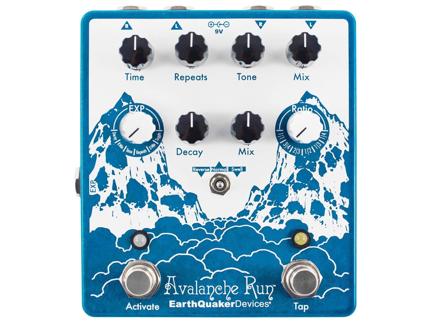 EarthQuaker Devices Avalanche Run V2 Delay and Reverb Pedal